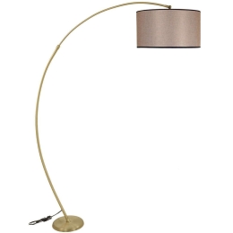 Φωτιστικό Δαπέδου Mısra 534LUN4223 185x185cm E27 60W Gold-Beige Opviq