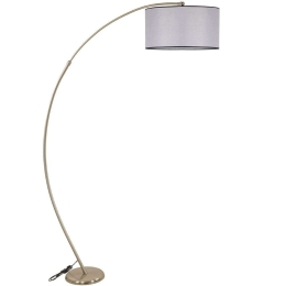 Φωτιστικό Δαπέδου Mısra 534LUN4230 185x185cm E27 60W Gold-Grey Opviq