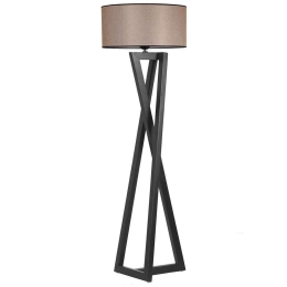 Φωτιστικό Δαπέδου Macka 941RTN1409 Φ45x150cm E27 60W Black-Beige Opviq