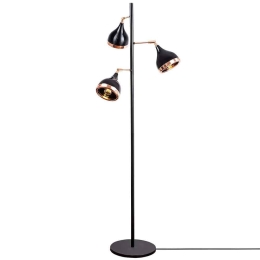 Φωτιστικό Δαπέδου Yıldo 892OPV1147 Φ52x163cm 3xE27 40W Black-Copper Opviq