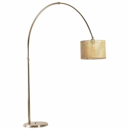 Φωτιστικό Δαπέδου Vargas 941RTN1414 Φ140x173cm E27 60W Chrome-Natural Opviq