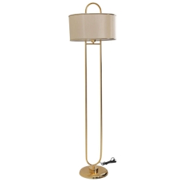 Φωτιστικό Δαπέδου Elips 846STL3557 Φ45x170cm E27 60W Gold-Cream Opviq