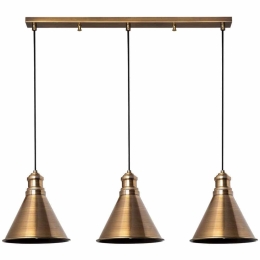 Φωτιστικό Οροφής - Ράγα Sivani 70x20x109cm 3xE27 40W Gold Opviq