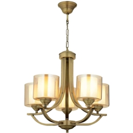 Φωτιστικό Οροφής 683AVN1433 Φ55x82cm 5xE27 60W Gold Opviq
