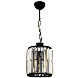 Φωτιστικό Οροφής 301AUR1147 Φ20x70cm 1xE27 60W Black-Gold Opviq
