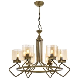 Φωτιστικό Οροφής 683AVN1192 Φ60x90cm 6xE14 4W Gold Opviq