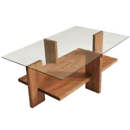 Τραπέζι Σαλονιού Babylon 552NOS1435 105x65x40cm Walnut