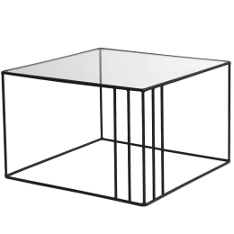 Τραπέζι Σαλονιού Outline 552NOS1424 55x55x36cm Black