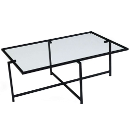 Τραπέζι Σαλονιού Sun 552NOS1429 94x64x35cm Black