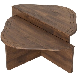 Τραπέζι Σαλονιού Altopiano 552NOS2252 90x45x40cm Walnut
