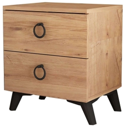 Κομοδίνο Artes 570VLT2918 40x30x50cm Pine-Black