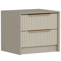 Κομοδίνο Kale Luxe 506MNR1501 53x45x45cm Stone