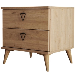 Κομοδίνο Versa 389MZA1711 52x45x55,1cm Oak