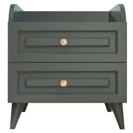 Κομοδίνο Tango 621 125GLN1188 45x37x56cm Anthracite