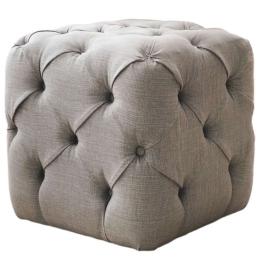Σκαμπό Kup Chester 383EVN1127 48x48x48cm Grey