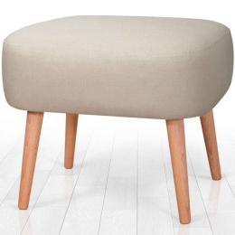 Σκαμπό Parrot 209FLF1132 50x42x43cm Cream