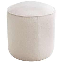 Σκαμπό Teddy 383EVN1130 43x43x45cm Cream