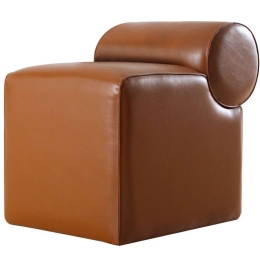Σκαμπό Rohin Deri 209FLF1383 45x60x56cm Brown