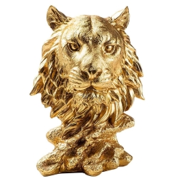 Διακοσμητική Τίγρη 891TNL3649 18x12x25cm Gold Aberto Design Πολυέστερ