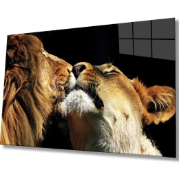 Πίνακας Γυάλινος 221JRS1459 90x60cm Multi Wallity Οριζόντιοι Γυαλί