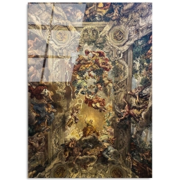 Πίνακας Γυάλινος 123BZM1248 70x100cm Multi Wallity Κάθετοι Γυαλί