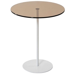 Τραπεζάκι Βοηθητικό Chill-Out 552NOS1463 50x50x50cm White-Bronze