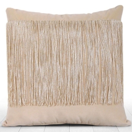 Μαξιλάρι Διακοσμητικό (Με Γέμιση) Venus 210FLF1103 Cream Aberto Design 50Χ50 50x50cm Βελούδο