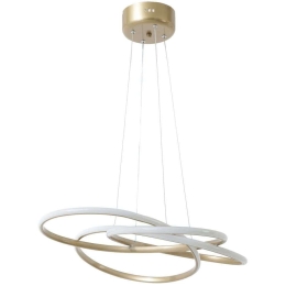 Φωτιστικό Οροφής Salyangoz 846STL1913 Φ60x70cm Dim Led 60W Gold Opviq