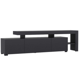 Έπιπλο Τηλεόρασης Με Φως Led Beliz 382NRC1115 192x37x53cm Anthracite