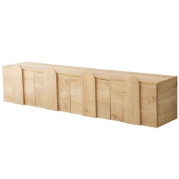 Έπιπλο Τηλεόρασης Επιτοίχιο New Line 552NOS2427 180x35x35cm Oak