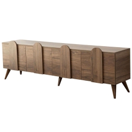 Έπιπλο Τηλεόρασης New Line 552NOS2426 180x35x50cm Walnut