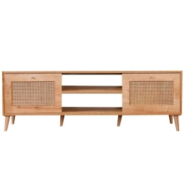 Έπιπλο Τηλεόρασης Hazeran 998VOW1155 180x41x55cm Natural