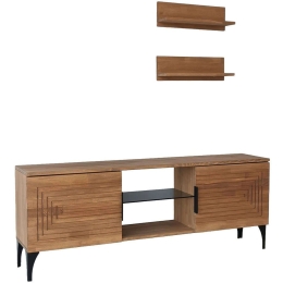 Σύνθεση Τηλεόρασης Joanne 552NOS1526 150x30x40cm Oak