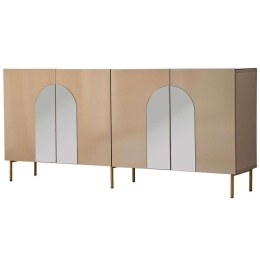 Μπουφές Rome 552NOS1810 180x40x80cm Bronze-Gold Mdf