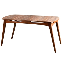 Τραπέζι Touch 998VOW1706 160x80x75cm Walnut Ξύλο,Μελαμίνη