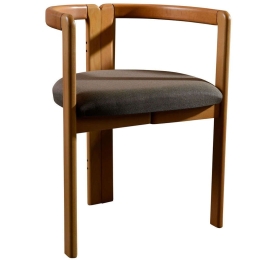 Καρέκλα Cherry 998VOW1125 47x57x71cm Oak-Brown Ξύλο,Ύφασμα