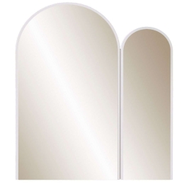 Καθρέπτης Τοίχου Classe 552NOS1233 60x2x73cm White Hanah Home Mdf,Γυαλί
