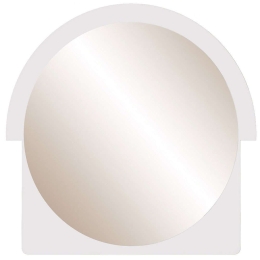 Καθρέπτης Τοίχου Lucky 552NOS1232 65x2x70cm White Hanah Home Mdf,Γυαλί