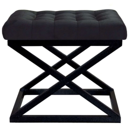 Σκαμπό Capraz Babyface 383EVN1205 50x40x42cm Black