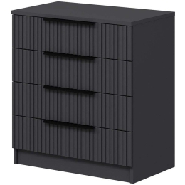 Συρταριέρα Kale 506MNR1524 72x42x77cm Anthracite