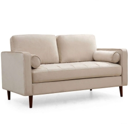 Καναπές Διθέσιος Rome 560ARE1513 175x90x70cm Beige