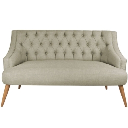 Καναπές Διθέσιος Lamont 558ZEN1233 140x74x80cm Grey