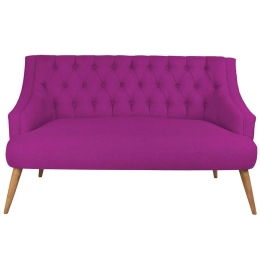 Καναπές Διθέσιος Lamont 558ZEN1240 140x74x80cm Purple