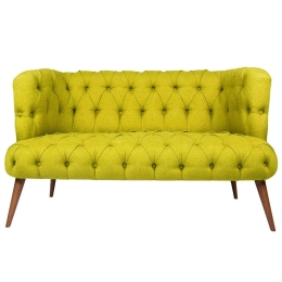 Καναπές Διθέσιος West Monroe 558ZEN1226 140x75x76cm Pistachio Green