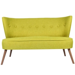 Καναπές Διθέσιος Bienville 558ZEN1206 141x73x77cm Peanut Green