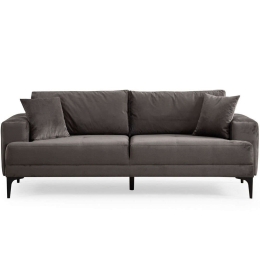 Καναπές Τριθέσιος Astana 560ARE2175 234x100x78cm Anthracite