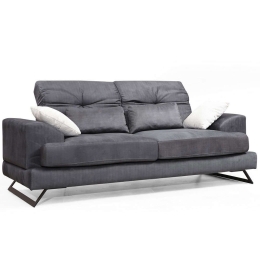 Καναπές Τριθέσιος Frido 560ARE1303 225x92x79cm Anthracite