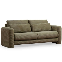 Καναπές Τριθέσιος Lily 560ARE1849 215x97x73cm Green
