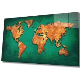 Πίνακας Γυάλινος 221JRS1646 72x46cm Multi Wallity Οριζόντιοι Γυαλί