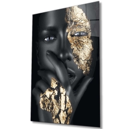 Πίνακας Γυάλινος 221JRS1725 46x72cm Multi Wallity Κάθετοι Γυαλί